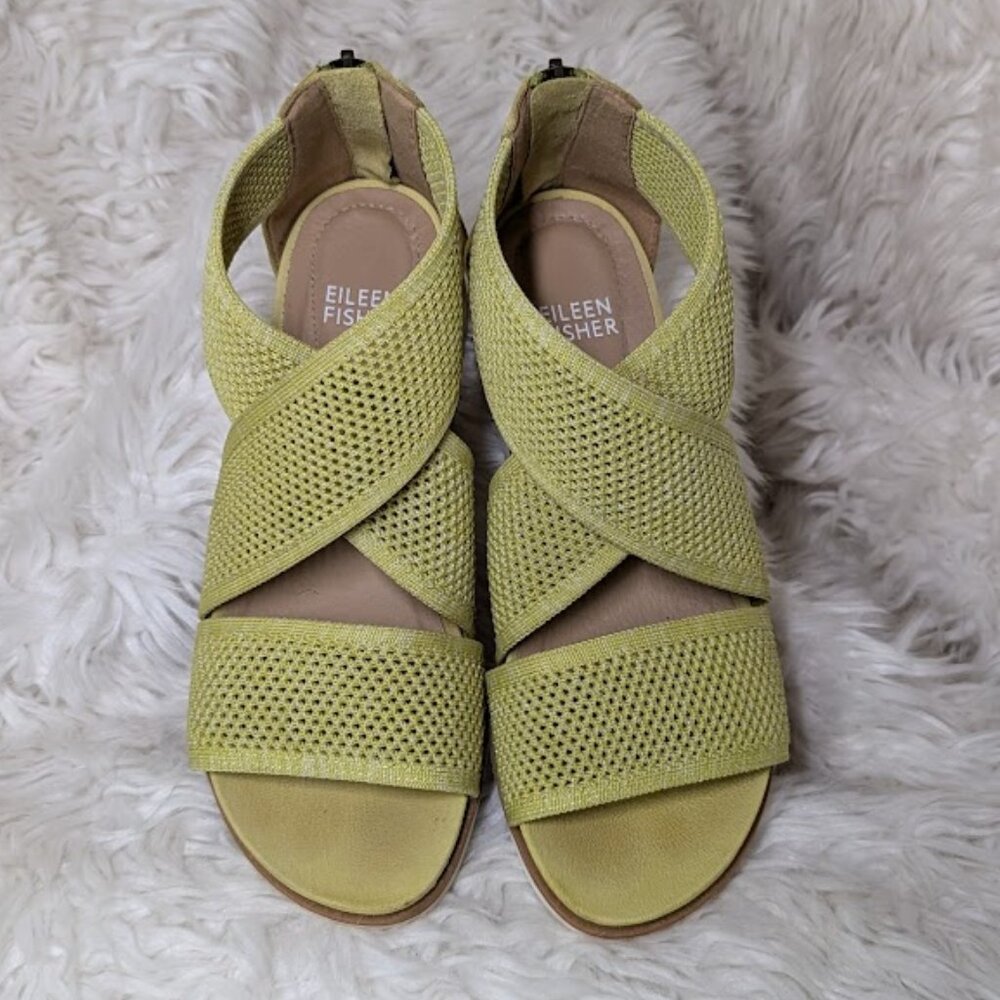 Eileen Fisher Kitts Sandal Size 6M in Citrus